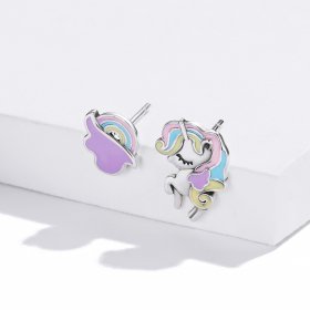 PANDORA Style Fantasy Unicorns Stud Earrings - SCE1266