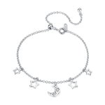 Silver Starry Sky Chain Slider Bracelet - PANDORA Style - SCB107