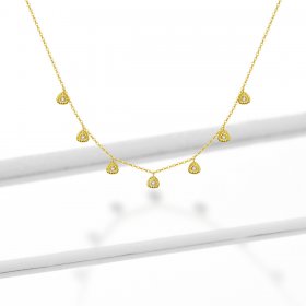PANDORA Style Braided Geometry Necklace - BSN136