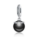 Pandora Style Silver Bangle Charm, Prestige Pearls - SCC572