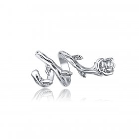 Pandora Style Silver Charm, Rose Vines - BSC310