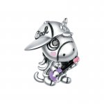 Pandora Style Silver Charm, Multicolor Enamel - SCC1630