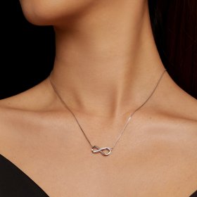 Pandora Style Möbius Strip Necklace (One Certificate) - MSN018