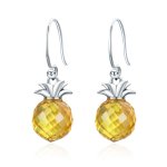 Silver Fresh Pineapple Hanging Earrings - PANDORA Style - SCE265