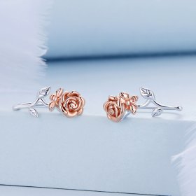 PANDORA Style Rose Stud Earrings - BSE682