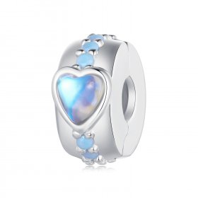 Pandora Style Magic Heart Clip - SCC2537
