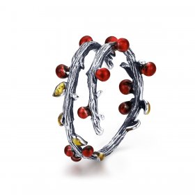 Silver Autumn Colors Ring - PANDORA Style - SCR442