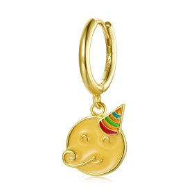 PANDORA Style Emoji - Celebrate Hoop Earrings - SCE1204-A