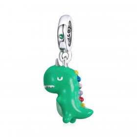 PANDORA Style Fun Little Dinosaur Dangle Charm - BSC460
