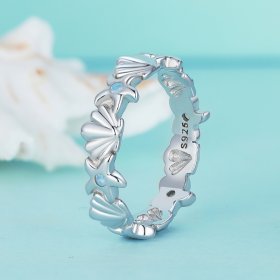 Pandora Style Starfish Shell Ring - BSR430