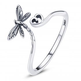 PANDORA Style Love Dragonfly Open Ring - SCR734