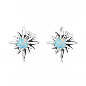 PANDORA Style Opal Star Stud Earrings - BSE581