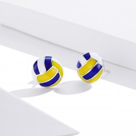 PANDORA Style Dynamic Volleyball Stud Earrings - SCE902