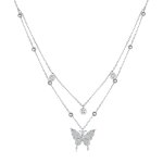 Pandora Style Double Chain Necklace - BSN308