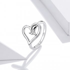 Pandora Style Silver Ring, Shining Wish - SCR700