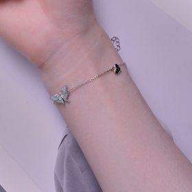Pandora Style Wizard of Oz Butterfly Chain Bracelet - BSB118