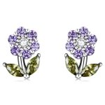 PANDORA Style Delicate Flowers Stud Earrings - BSE592-VT