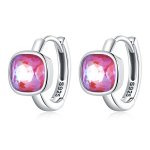 PANDORA Style Mocha Fluorescent Hoop Earrings - SCE1412