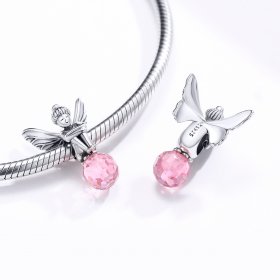 Pandora Style Silver Charm, Flower Elf - SCC1483