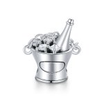 Pandora Style Silver Charm, Champagne Bucket - SCC1687