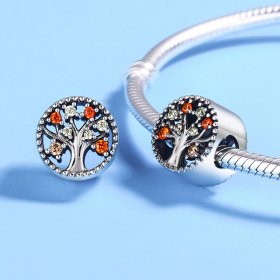 Pandora Style Silver Charm, Fruit of Autumn - SCC219