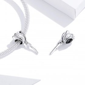 Pandora Style Silver Charm, Tulip - SCC1514
