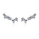 Silver Shining Meteor Stud Earrings - PANDORA Style - SCE442
