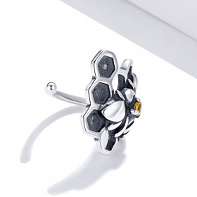 Pandora Style Silver Stud Earrings, Homing Bee - SCE1171