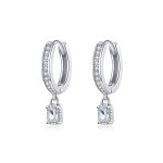 PANDORA Style Zircon Love Hoop Earrings - BSE157
