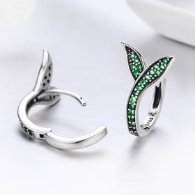 Silver Buds of Spring Hoop Earrings - PANDORA Style - SCE295