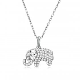 PANDORA Style Exquisite Elephant Necklace - BSN239-A