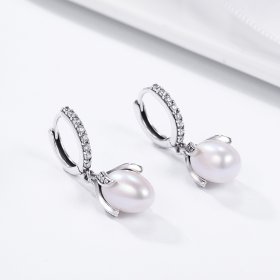 Silver Mimosa Bud Stud Earrings - PANDORA Style - SCE259
