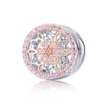 Two Tone Pandora Style Charm, Bicolor The Flower of The Flower - SCC923
