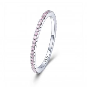 Pandora Style Pink Diamond Ring - SCR066-J