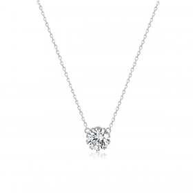 Pandora Style Silver Necklace, Shining Life, Enamel - BSN085