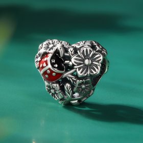Pandora Style Lucky Ladybug Charm - SCC2524