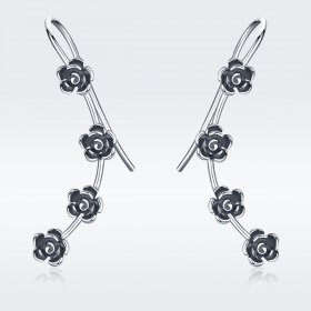 PANDORA Style Creative Beautiful Flower Drop Earrings - VSE010