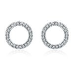 Silver Geometry Light Stud Earrings - PANDORA Style - SCE417