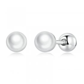 PANDORA Style Pearl Stud Earrings - BSE630-AL