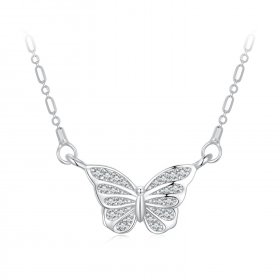 Pandora Style Smart Butterfly Necklace - BSN352