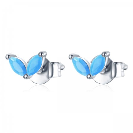 PANDORA Style Delicate Butterfly Stud Earrings - SCE1240-BU