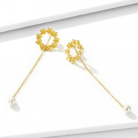 PANDORA Style Little Flower Drop Earrings - BSE290