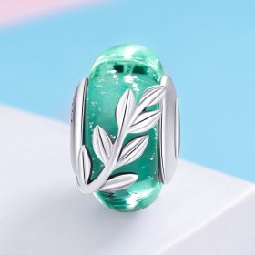 Pandora Style Silver Charm, Summer Branches - SCC863