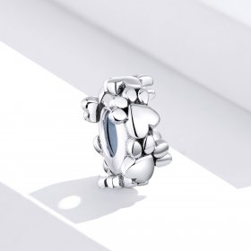 Pandora Style Silver Spacer Charm, Sweet Hearts - SCC1504
