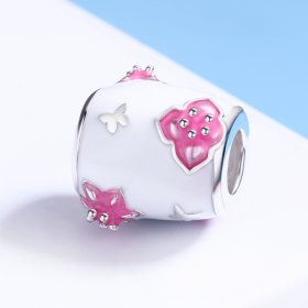 PANDORA Style Flowers and Butterflies Charm - SCC446