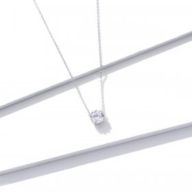 Pandora Style Silver Necklace, Shining Life, Enamel - BSN085