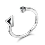 Silver Geometric Movement Ring - PANDORA Style - SCR144
