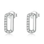 PANDORA Style Mini Paper Clip Stud Earrings - SCE1330