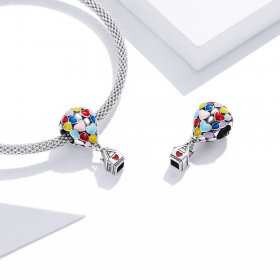 Pandora Style Flying House Charm - BSC417