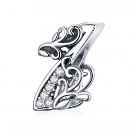 Pandora Style Silver Charm, Number 1 - SCC1418-1